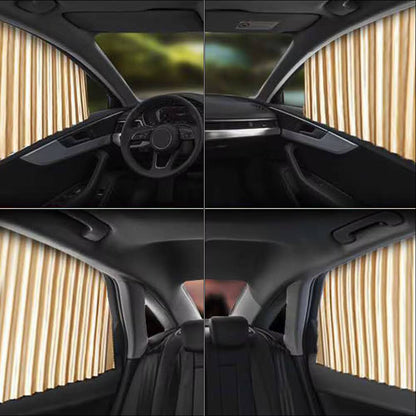 car window curtains 4pc