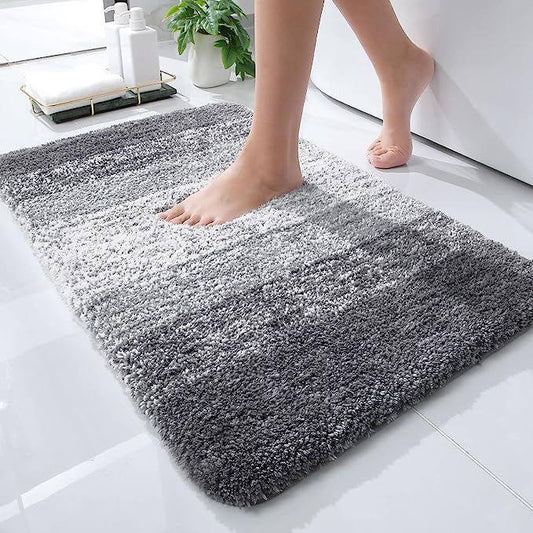 Thick Plush Bathroom Rug Non Slip