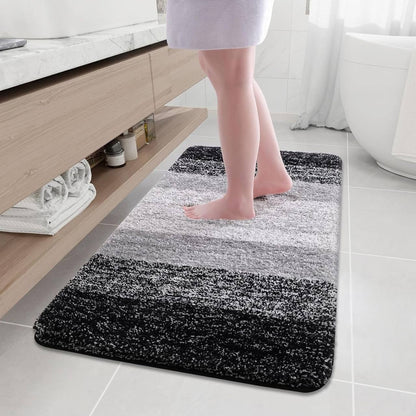 Thick Plush Bathroom Rug Non Slip