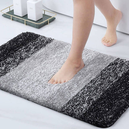 Thick Plush Bathroom Rug Non Slip