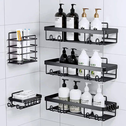 5pcs set Shower caddy shelf/Bathroom organize