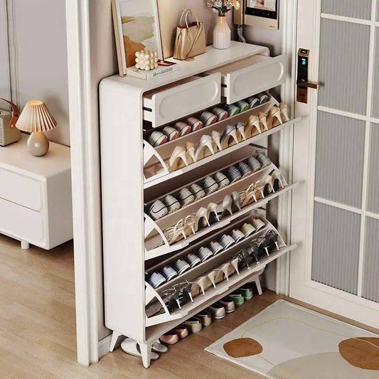 Ultra -Slim Bucket flip shoe cabinet