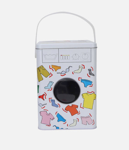 Washing machine themed powder/laundry detergent &nbsp;storage container -&nbsp;