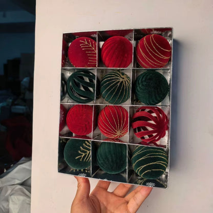 12 piece 6cm Christmas balls
