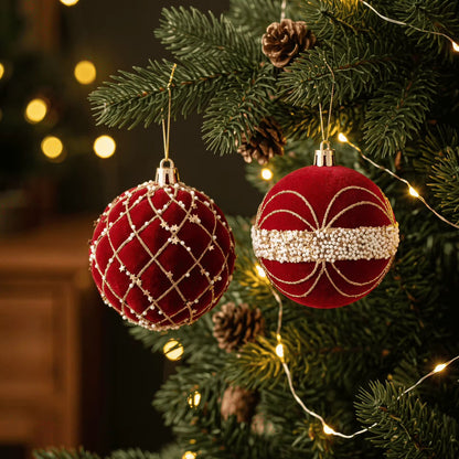 9 piece 8cm Christmas balls