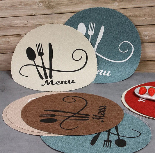 Round and Rectangular table mats