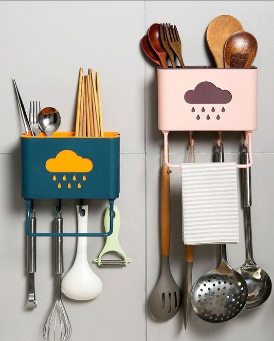 WALL MOUNTED CUTLERY/BATHROOM RACK