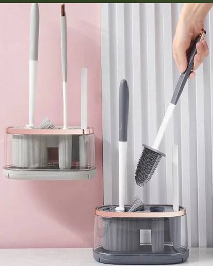 5 in 1 cleaning Toilet Brushes and Drying Holder