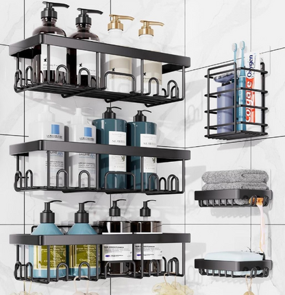 6 pcs shower caddy set