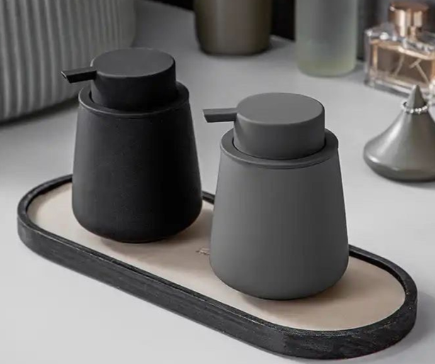 Ceramic soap dispenser