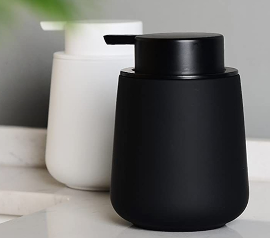 Ceramic soap dispenser