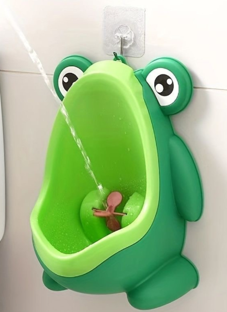 Cute boy's frog urinal