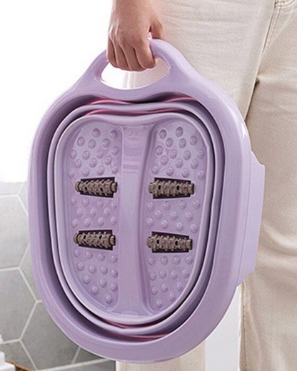 foldable foot bath massager