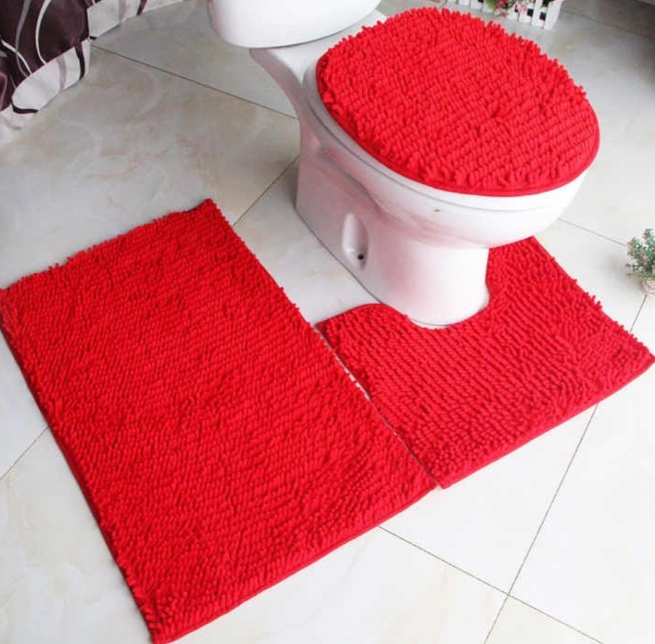 micro fiber toilet set