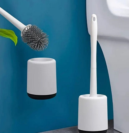 Silicon toilet brush