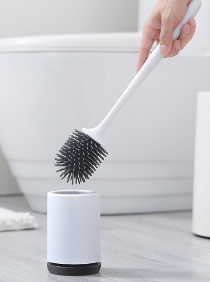 Silicon toilet brush