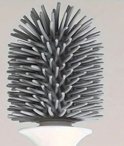 Silicon toilet brush