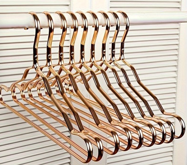 Aluminum Alloy Golden Clothing Hanger