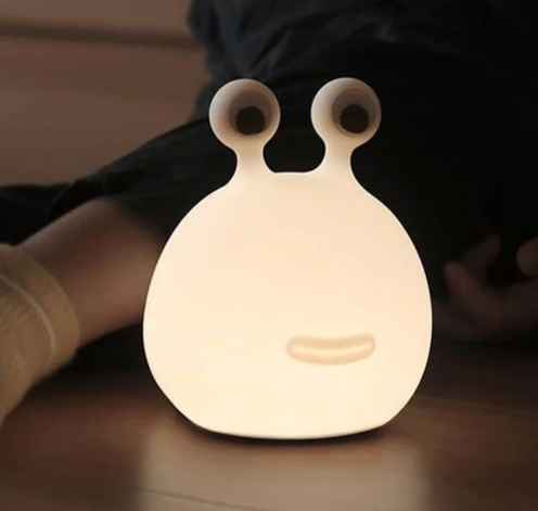 Cartoon slug sleeping bedroom lamp