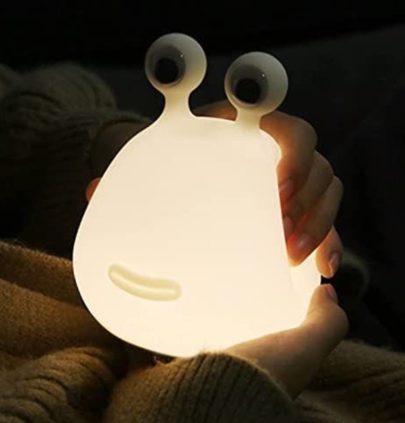 Cartoon slug sleeping bedroom lamp