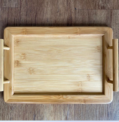 Bamboo serving tray