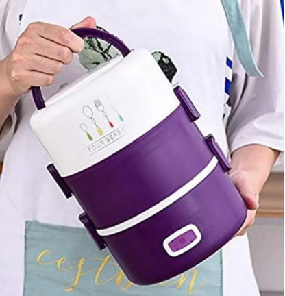 3 layer portable electric lunch box