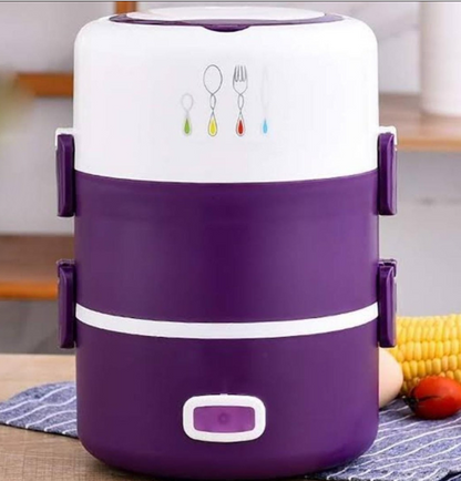 3 layer portable electric lunch box