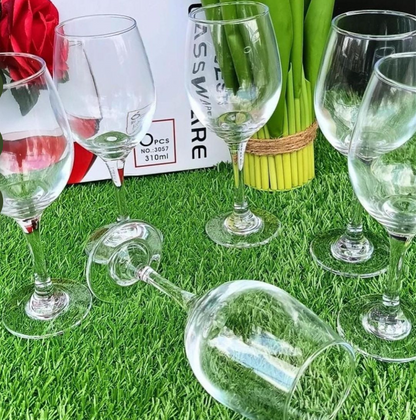 310ml clear quality red wine glasses