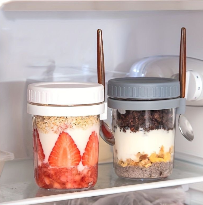 Breakfast Cup/Oatmeal Jar