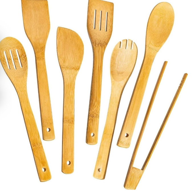 7 pc bamboo mwiko set