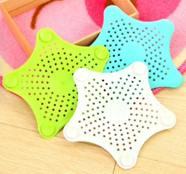 Star shaped sink strainers