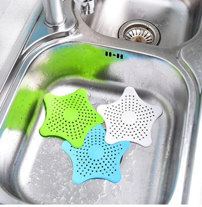 Star shaped sink strainers