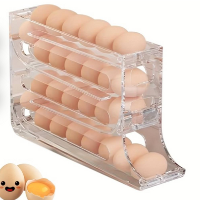 Acrylic 4 layer Rolling egg dispenser-