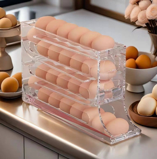 Acrylic 4 layer Rolling egg dispenser-