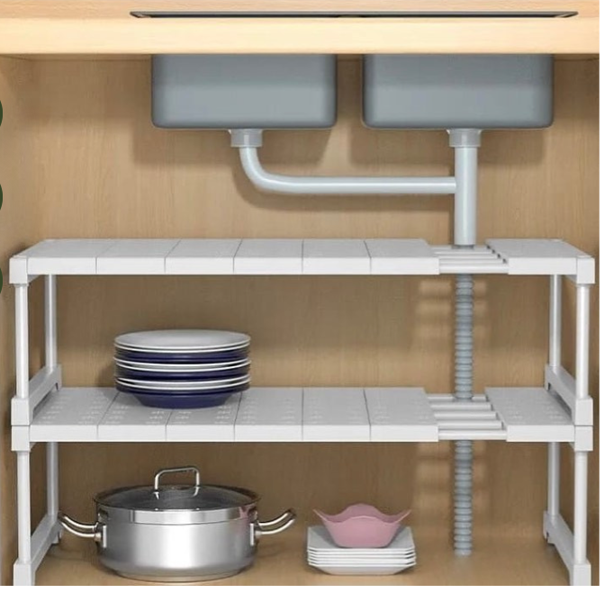 Multipurpose under the sink Organizer/Cabinet/Wardrobe Partition