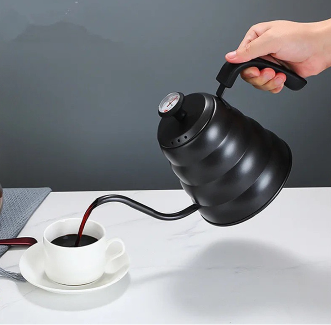 1.2L Stainless Steel Coffee Kettle Gooseneck Thin spout