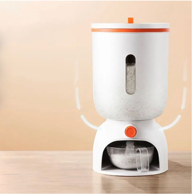 11 kg Automatic Rice dispenser with rinsing cup smart Rice storage box