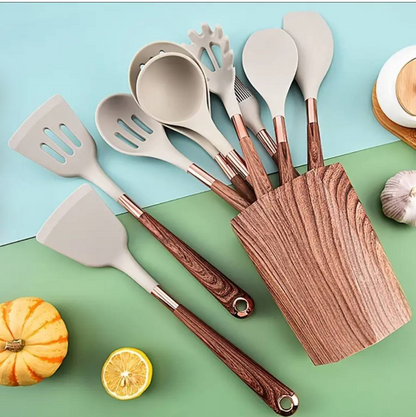 11pcs silicone spoon set