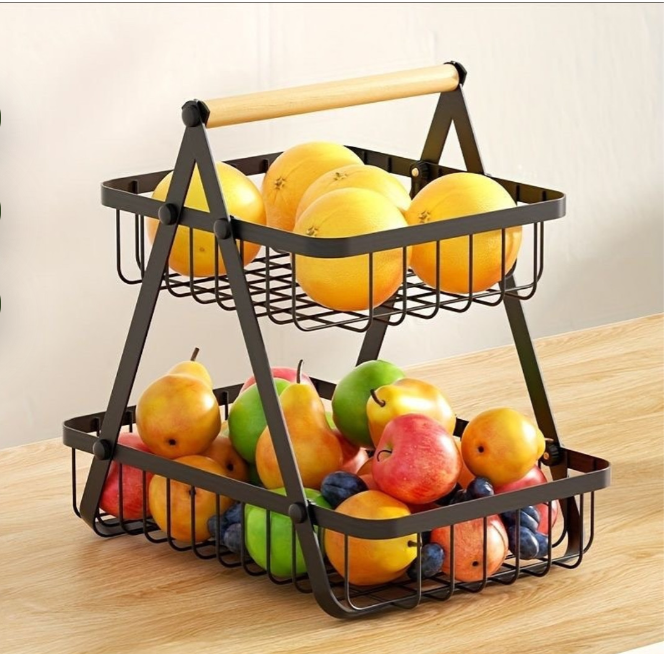 2 tier high quality fruit rack