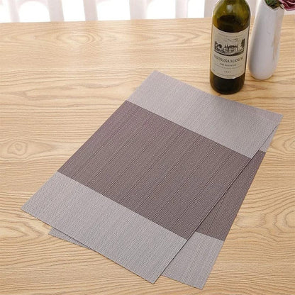 6 pcs pvc table mats