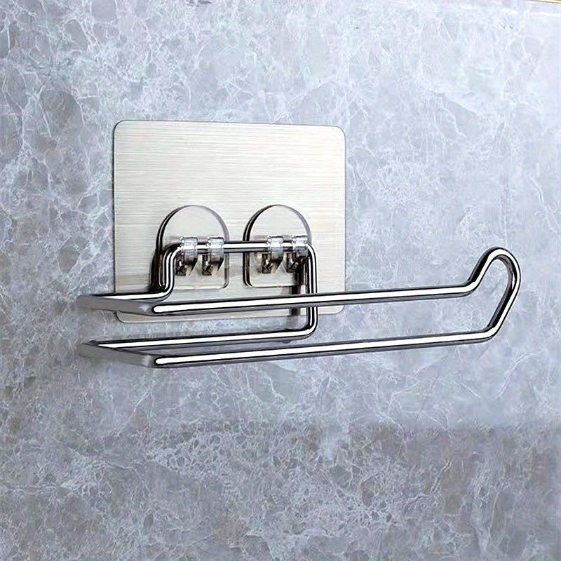 Stainless Steel Tissue Holder Punch-free Toilet Paper Rack