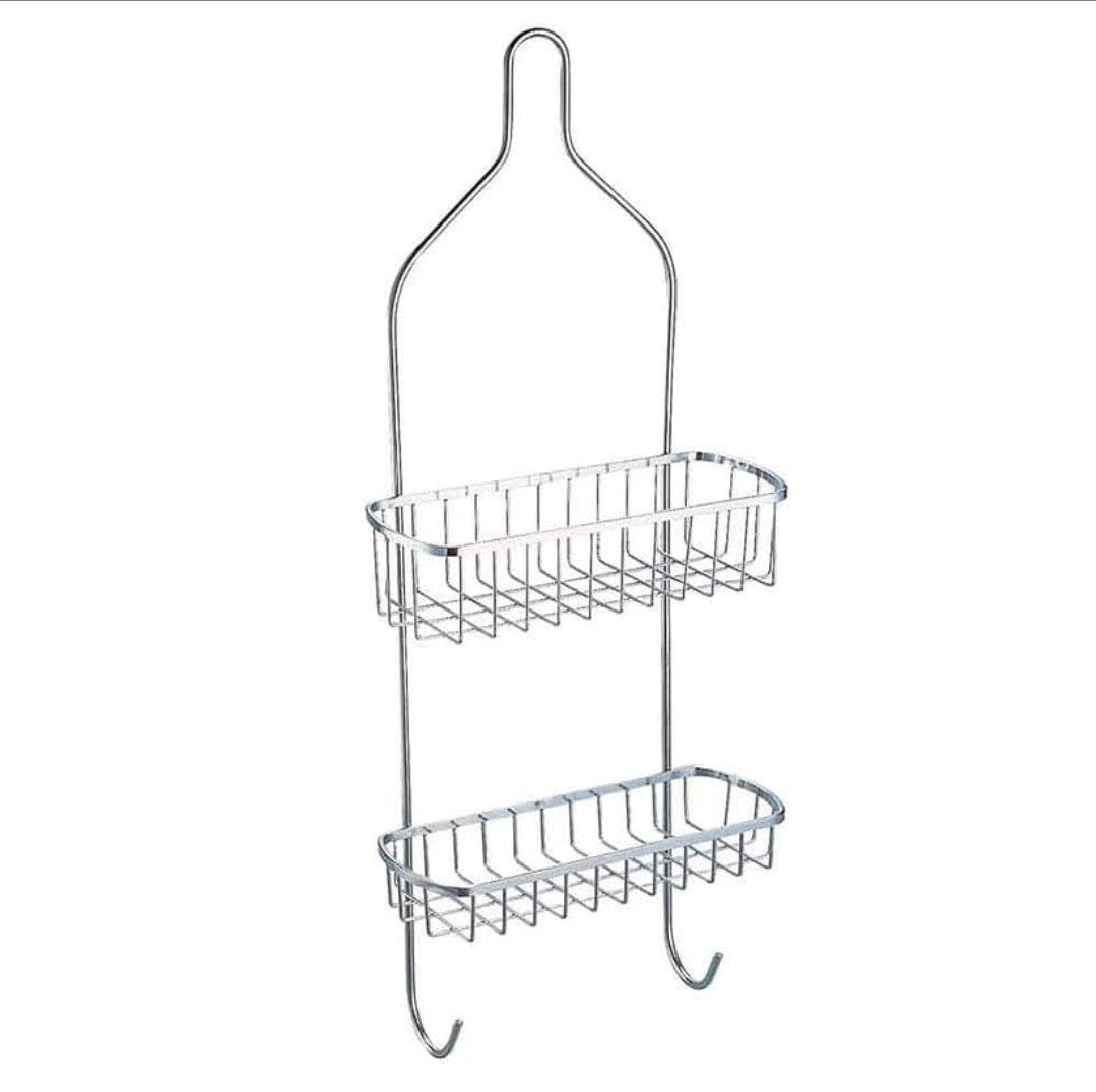 Stainless steel bathroom shower caddy