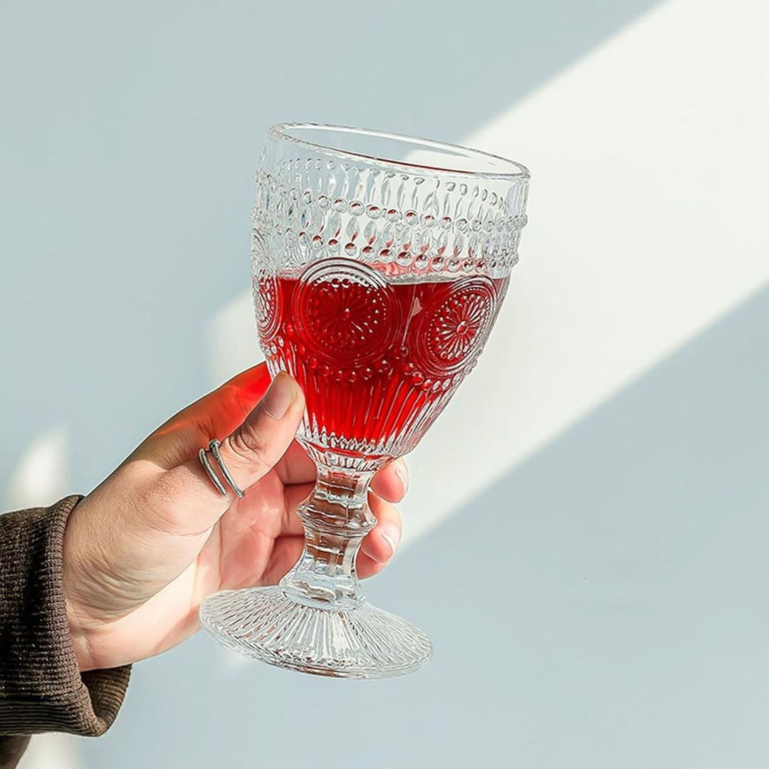 Quality vintage wine glasses