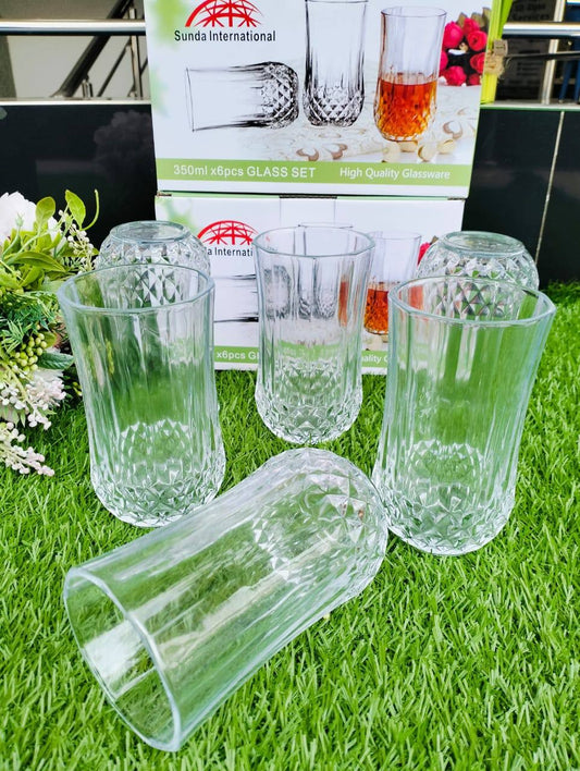 set of 6pcs Water / Juice  glass