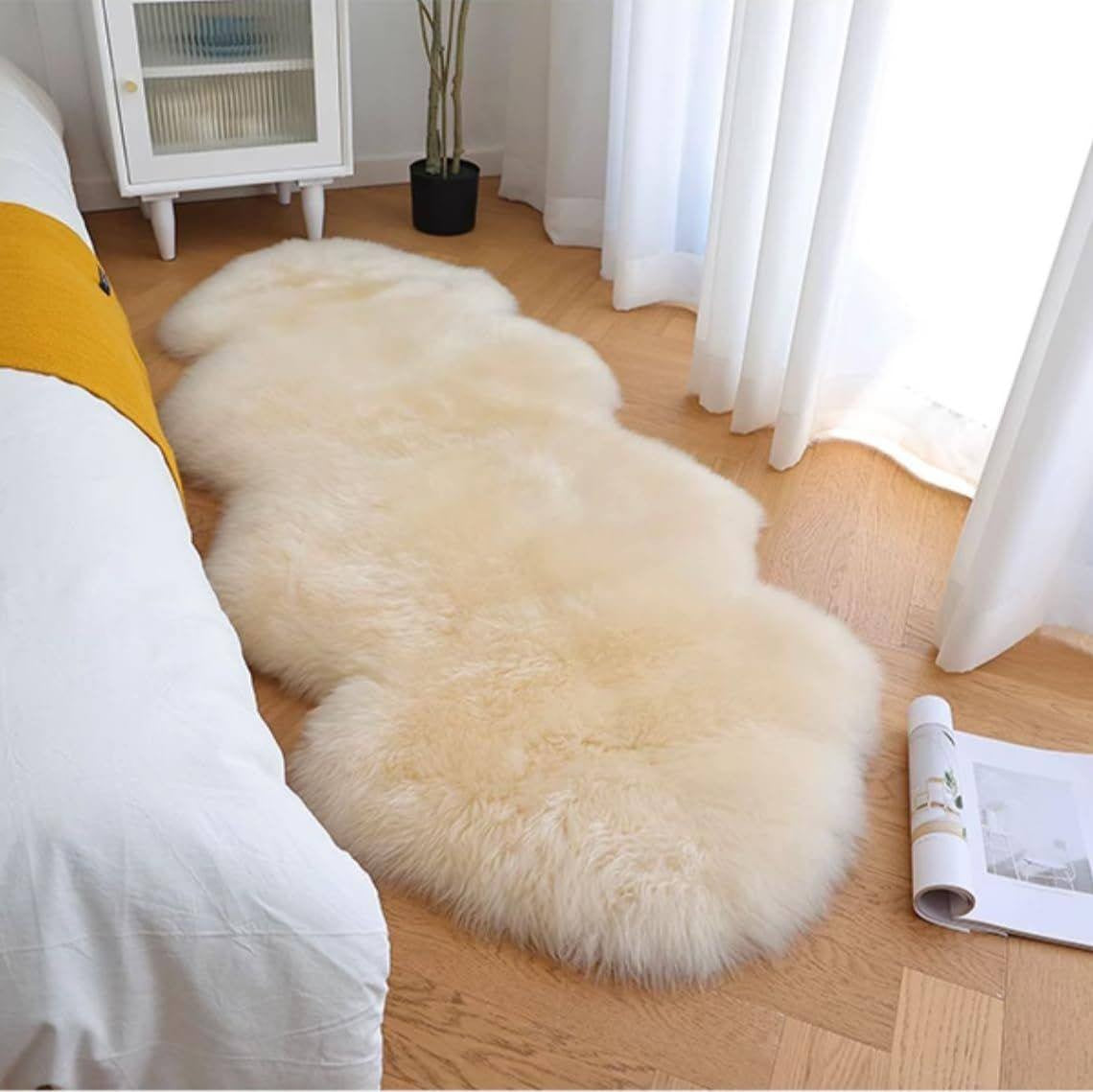 Faux fur decorative mats