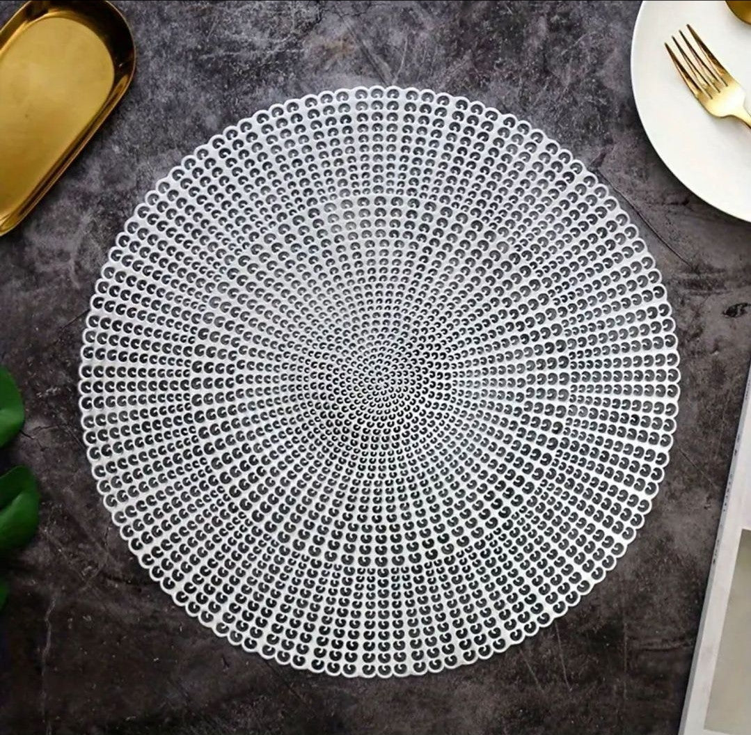 Hollow PVC Placemat for Dinner Table Mat