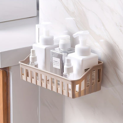 Bathroom Organizer Non-perforated Bathroom Shelves Plastic