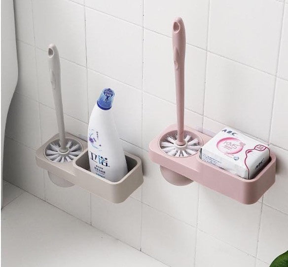 Toilet brush rack set