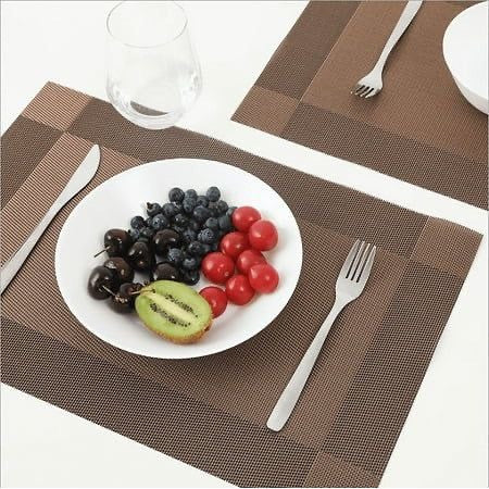 6 pcs pvc table mats