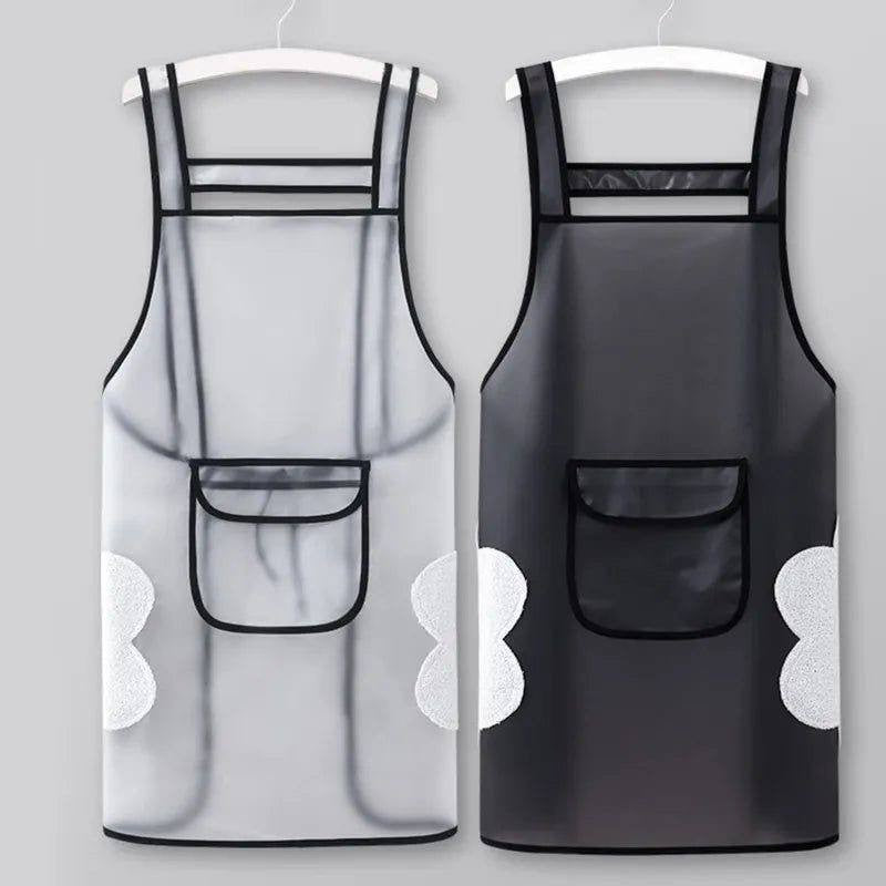 Kitchen Apron Waterproof Transparent